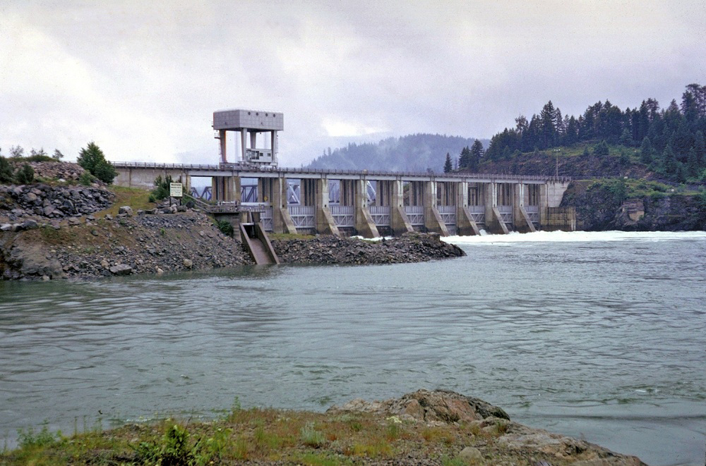 Albeni Falls dam and Lake Pend Oreille