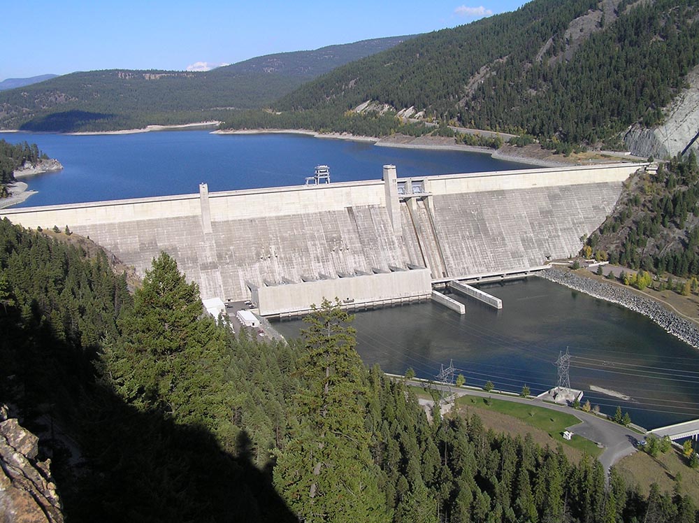 Libby Dam and Lake Koocanusa