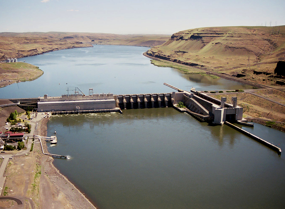 Lower Monumental Dam and Lake West